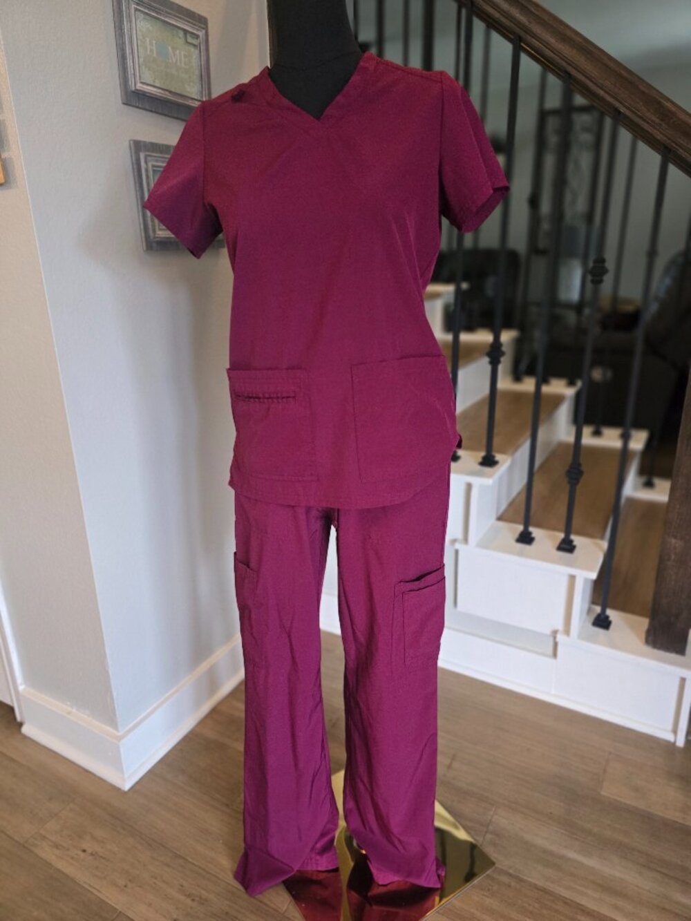 Set Natural Uniform burgundy size XS